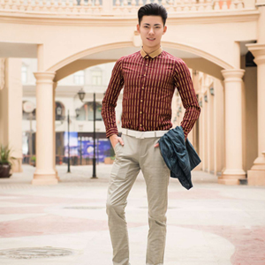 男士时尚修身衬衫