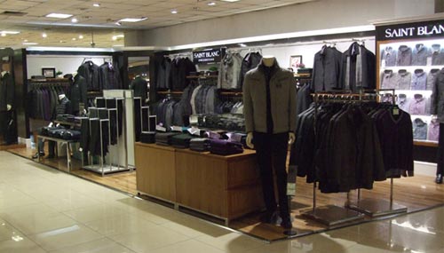 圣勃朗saintblanc店面形象展示