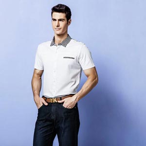 耀奇2014春夏短袖衬衫