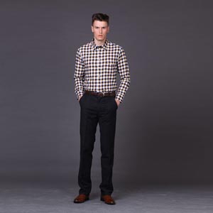 雅韵男装阳光俱乐部新品优雅时尚商务休闲棉洗水裤