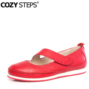 COZYSTEPS2015春季专柜同款舒适羊皮低帮鞋懒人鞋