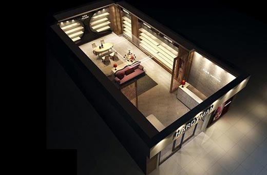 哈德曼实体店店面展示图