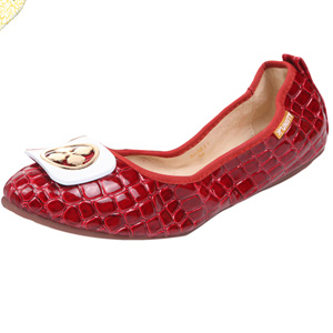 2015春夏新款uniity心卷鞋真皮防滑耐磨平底单鞋船鞋驾车休闲鞋