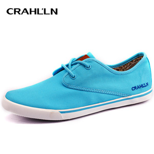 卡翰女鞋新款平底平跟帆布鞋韩版潮夏季透气休闲鞋系带学生鞋