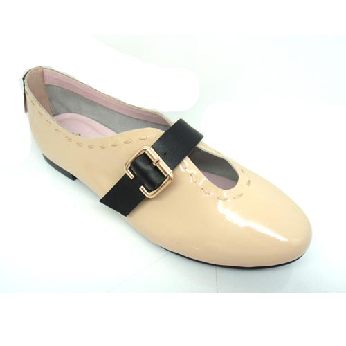 乙淑平跟鞋平底鞋女式单鞋