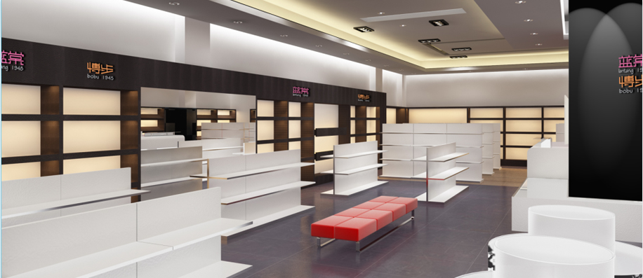 蓝棠-博步新闸路专卖店效果图