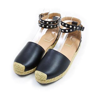 Sonia - Sheila鉚釘繞踝平底涼鞋