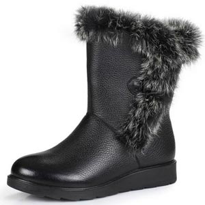 安吉库克 angelakwok冬季毛毛短靴