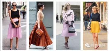 穿对百褶裙 告别肥滚圆