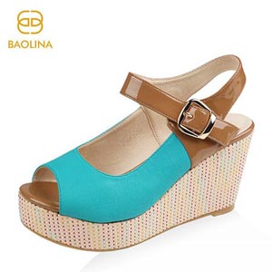 女鞋广州宝丽娜正品凉鞋