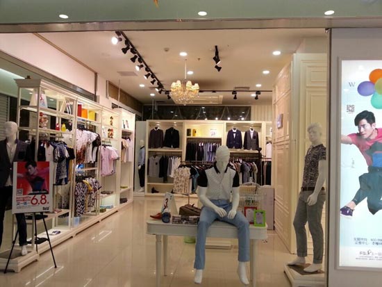 D&W广州新都汇一楼店面形象