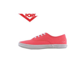 PONY 波尼夏季女透气低帮休闲运动帆布鞋