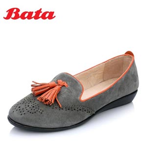 Bata/拔佳羊皮54602AM5春季女单鞋