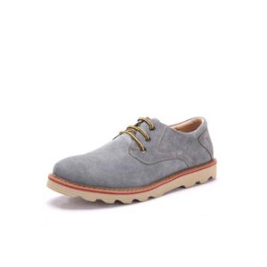 simul秋款男士休闲鞋男鞋反绒透气大码皮鞋板鞋英伦风潮流单鞋子