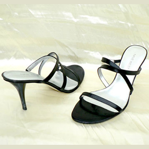 爱的（Eidey)2015新款时尚黑色凉鞋 女