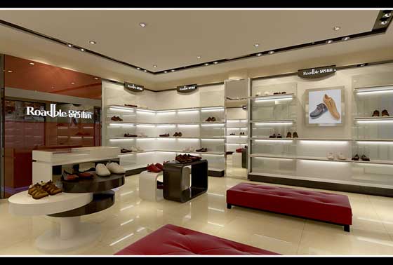 路标男鞋店面