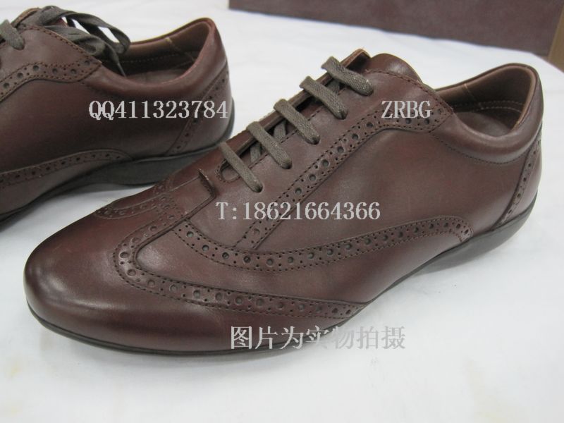 比华利保罗 经典商务休闲低帮系带男鞋