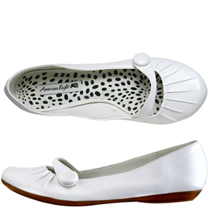 华邦真皮白色休闲鞋牛筋底平跟坡跟浅口女鞋单鞋