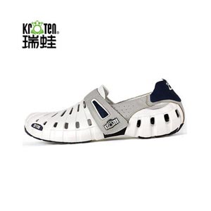 瑞蛙夏 男凉鞋 沙滩鞋 男 防滑轻便户外运动透气 情侣款洞洞鞋