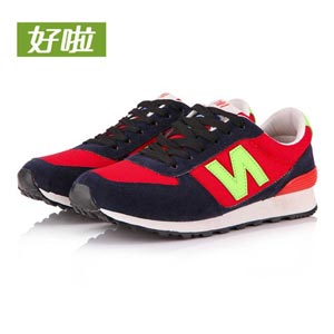 好啦新款潮女鞋帆布韩版N字鞋运动女nb鞋阿甘鞋单鞋