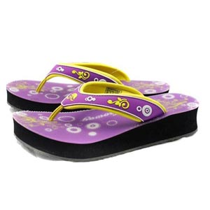 knoway挪巍女款时尚户外人字拖鞋 坡跟沙滩凉鞋