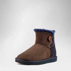 雪力澳时尚潮流5046C撞色侧扣低筒雪地靴