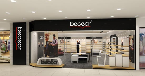 Bececr/彼克尔专柜形象效果图