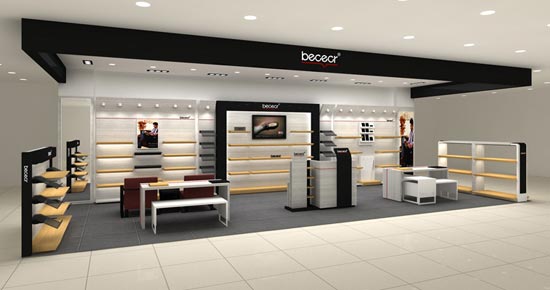 Bececr/彼克尔专柜形象效果图