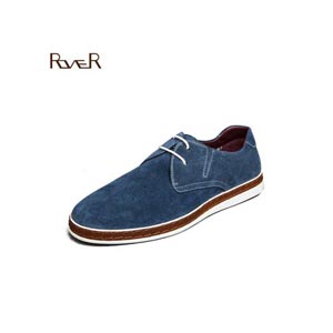 ROVER/路宝时尚户外男鞋真皮反绒牛皮驾车鞋双色底头层皮休闲鞋