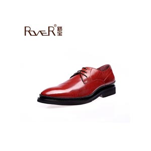 ROVER/路宝春夏季新品头层牛皮商务正装男鞋真皮透气耐磨男鞋