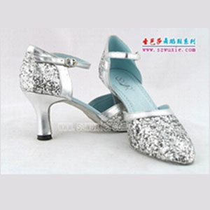 圣芭莎时尚潮流拉丁摩登两用舞鞋女鞋