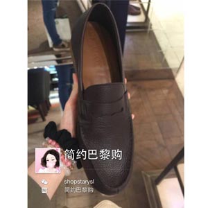 2015新款J.M WESTON威士顿 小牛皮懒人鞋 豆豆鞋