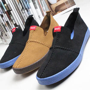 猎友A066懒人鞋夏英伦浅口一脚蹬懒人透气工作休闲鞋猎友