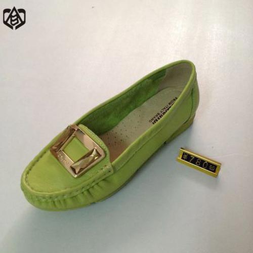 ABM休闲女鞋春夏新品3色百搭款甜美舒适圆头真牛皮平底女鞋