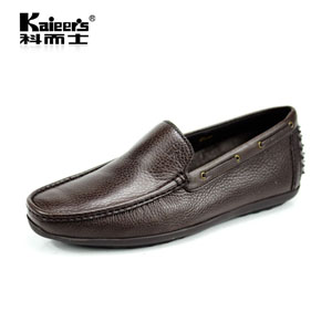 Kaieers/科而士新款头层牛皮商务休闲男式单皮鞋
