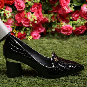 比爱靓点时尚潮流欧美风真皮高跟女鞋