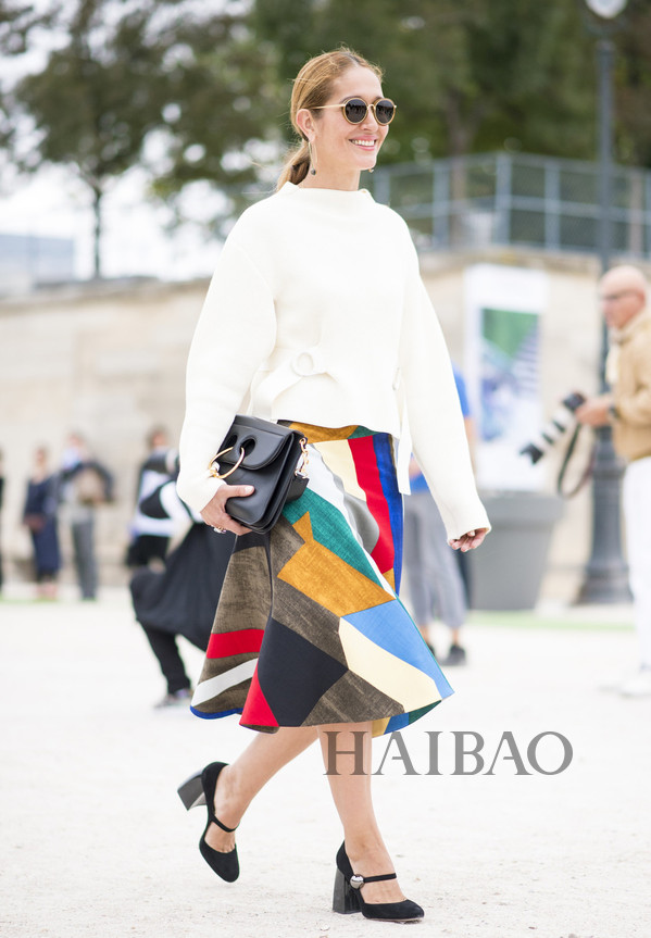 2017春夏巴黎时装周秀场外街拍