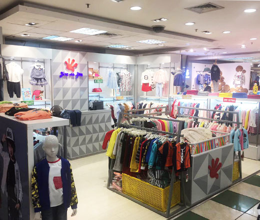 捷米梵店面终端展示