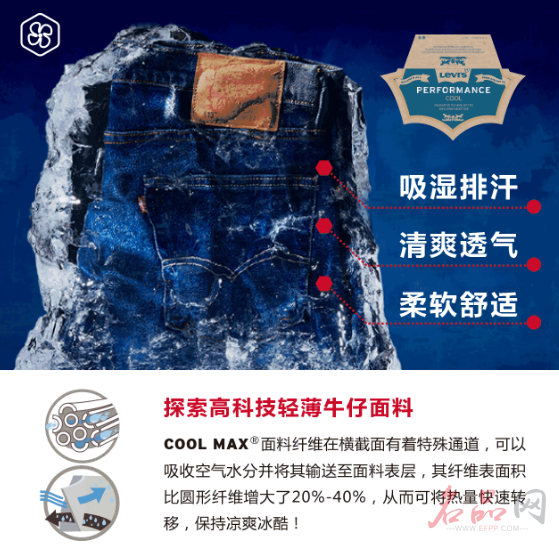 丹宁革命 Cool力Max 李维斯2017夏季酷爽系列