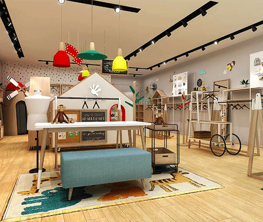 捷米梵店面终端展示