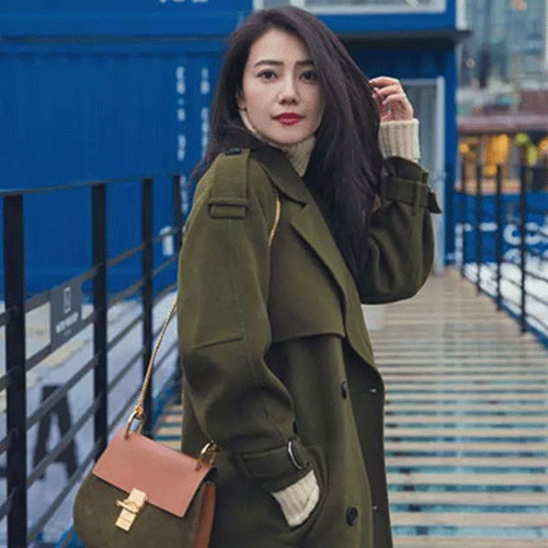 初秋来袭 城市佳人风衣的时尚搭配方法