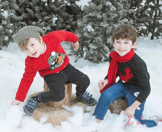 以纯趣味毛衣 释放潮童天性