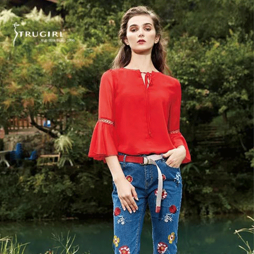 楚阁 想遮肉又显瘦？牛仔阔腿裤是第一步