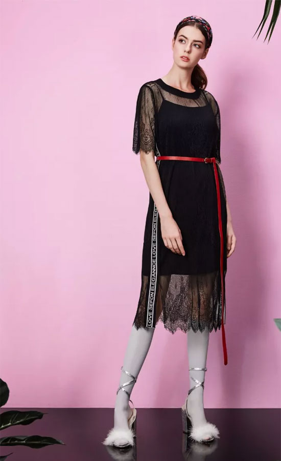 今年流行的臣枫蕾丝裙 错过它你要如何性感