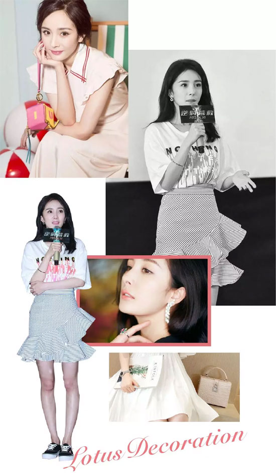 优洛可荷叶边穿出浪漫少女心 带货女王都把持不住了