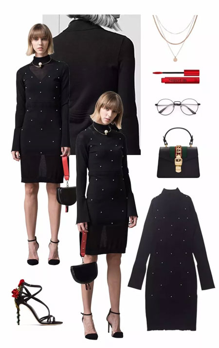 想拥有浪漫的黑色小礼服吗? 建议选择斐格思女装