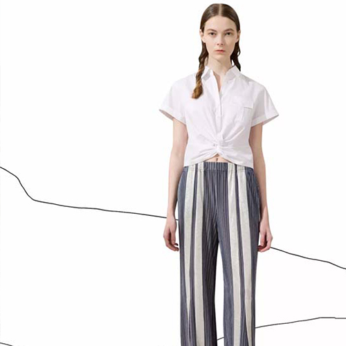 HPLY品牌女装的条纹这样穿 只会让你更瘦！