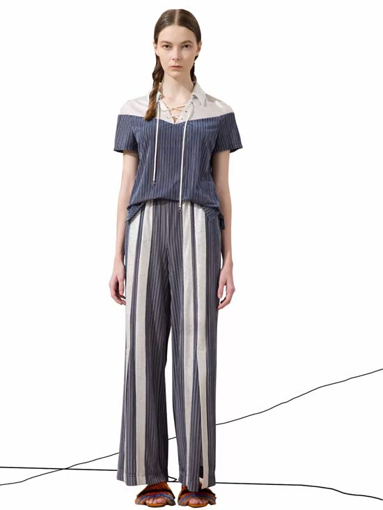 HPLY品牌女装的条纹这样穿 只会让你更瘦！