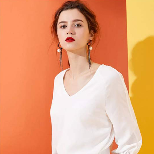 Theme品牌女装2018夏季时髦单品白衬衫