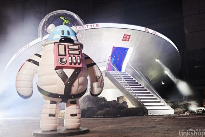 韩都衣舍在线下首次开了个高颜值快闪店 想表达什么?